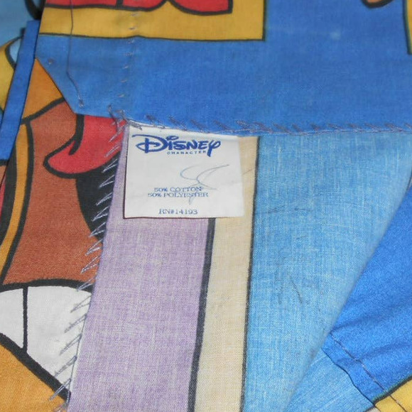 Vintage Disney 1993 Aladdin Curtain Set 14193 Genie, Abu, Iago - Picture 8 of 11